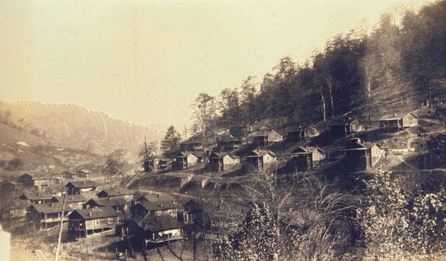 Typical company coal-mining town near head of Kentucky River in vicinity of Jenkins, Kentucky Picture