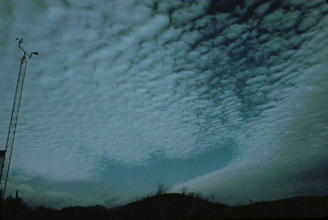 Stratiform altocumulus clouds Picture