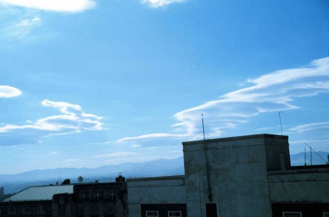 Stacked formation of lenticular clouds Picture