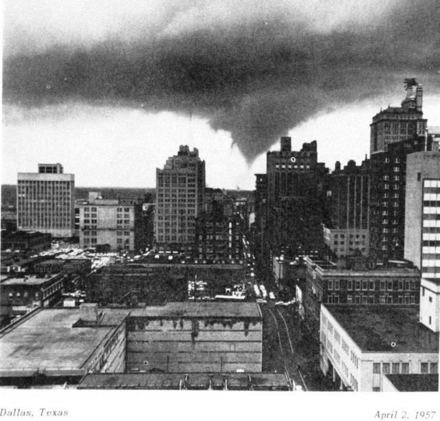 Tornado as seen from downtown Dallas Picture