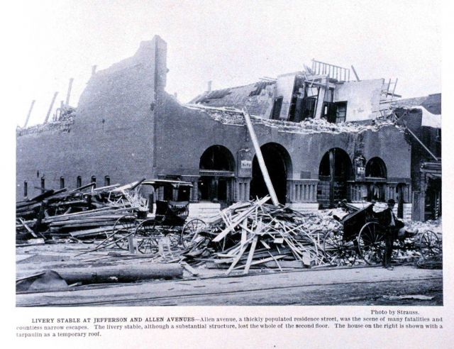Livery Stable at Jefferson and Allen Avenues Picture