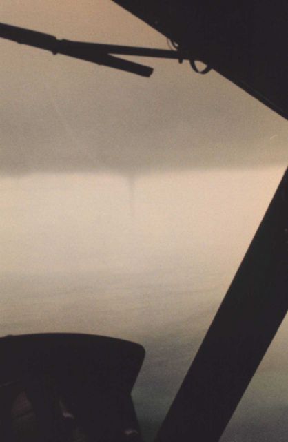 Waterspout off Key West filmed during a National Geographic Television Special Picture