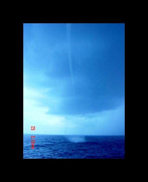 Waterspout observed from NOAA Ship RONALD H Picture