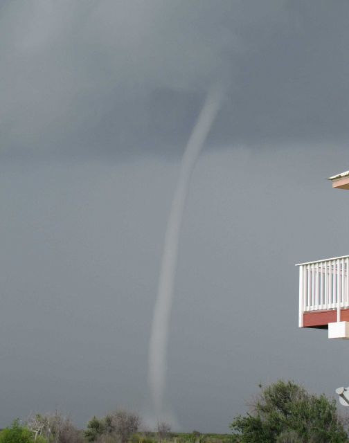 A spectacular series of images of waterspouts off the Port of Grand Isle. Picture