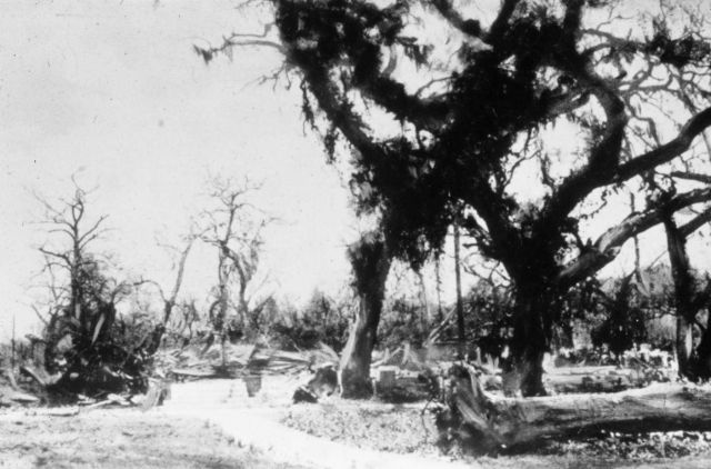 The remains of Trinity Episcopal Church after Hurricane Camille Picture
