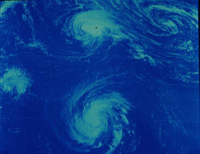 Hurricanes Emmy and Frances in the north central Atlantic Ocean Picture