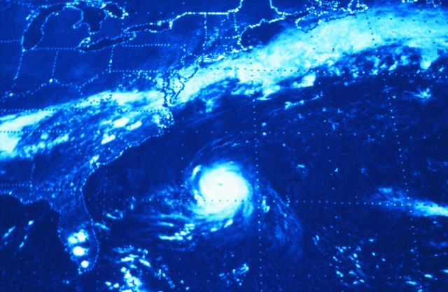 Hurricane Ella near closest point of approach to U.S Picture