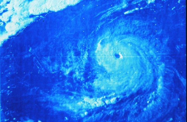 Hurricane Ella near closest point of approach to U.S Picture