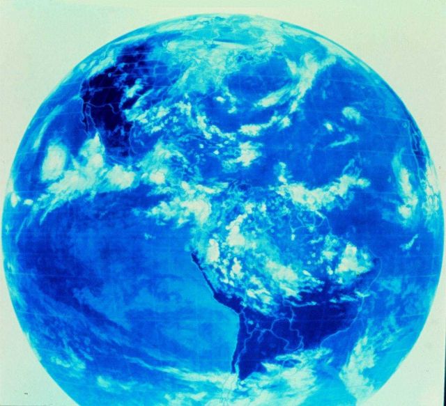 Hurricane David - in tropical wave stage in eastern tropical Atlantic Ocean On far right of image. Picture
