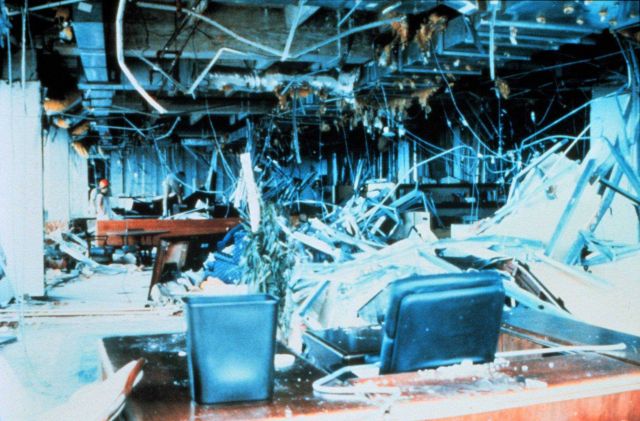 Hurricane Andrew - Even the chief executive officer wasn't spared Office of Corporate Executive Officer of Burger King World Headquarters Picture