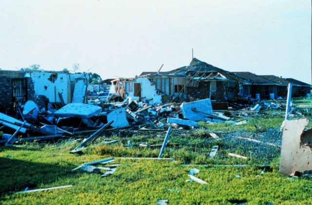 Hurricane Andrew - Tornadoes accompanied Andrew adding to terror and confusion Tornadoes hit southern Louisiana (14) and Mississippi (25) Tornado at L Picture