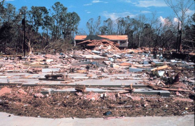 The aftermath of Hurricane Camille Picture