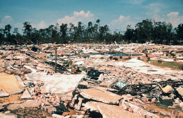 The aftermath of Hurricane Camille Picture