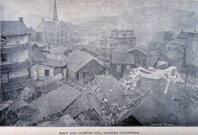 The aftermath of the Johnstown Flood Picture