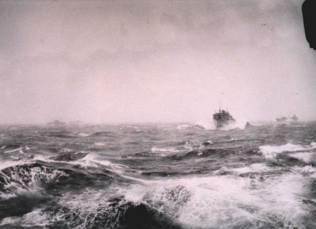 World War II North Atlantic convoy duty Picture
