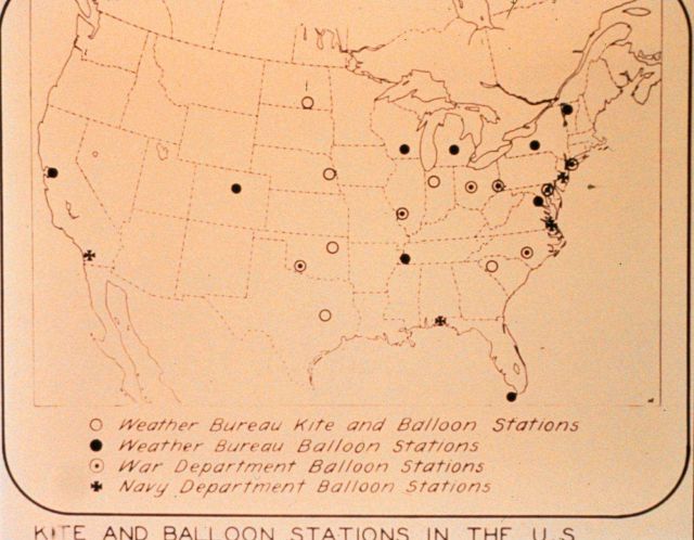 Kite and balloon stations in the United States Picture