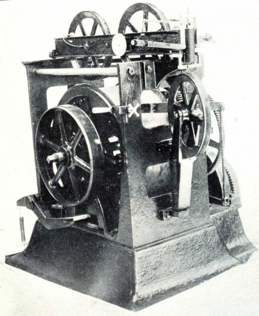 Kite reel in use at Weather Bureau Aerological Stations Picture