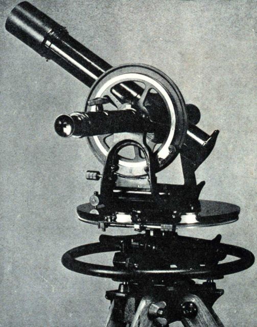 Kite and balloon theodolite in use at Weather Bureau, Military and Naval Aerological Stations Picture