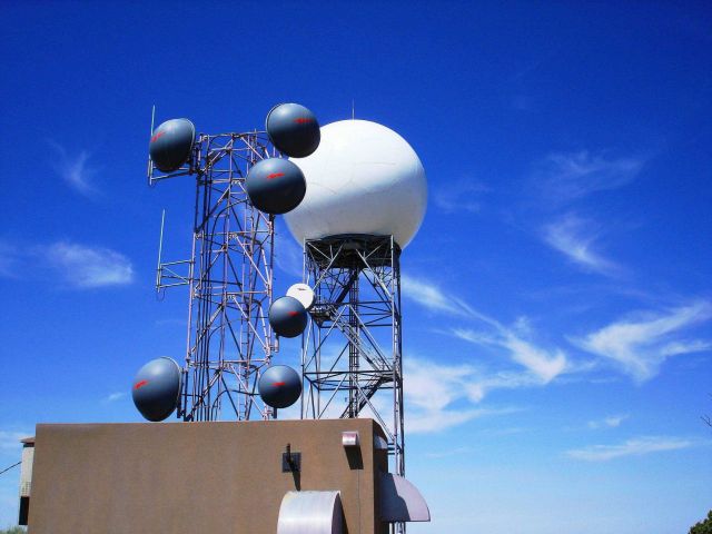 NWS Radar Tower and Radome Picture