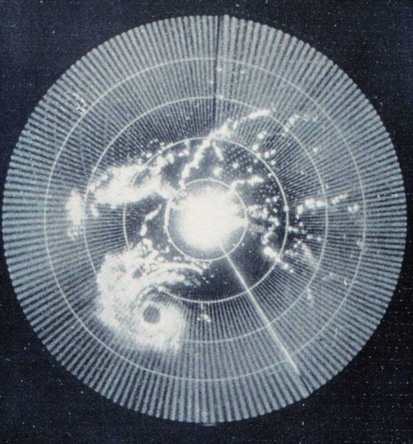 Hurricane Abby approaching the coast of British Honduras Picture