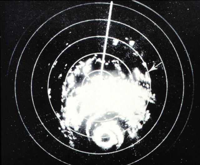Hurricane Carla as seen by WSR-57 radar at Galveston, Texas Picture