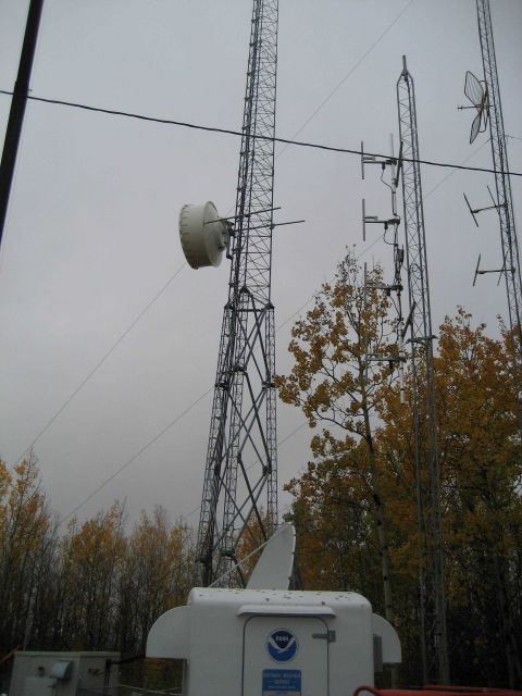 Alaska weather radio transmitter installation for Nenana Picture