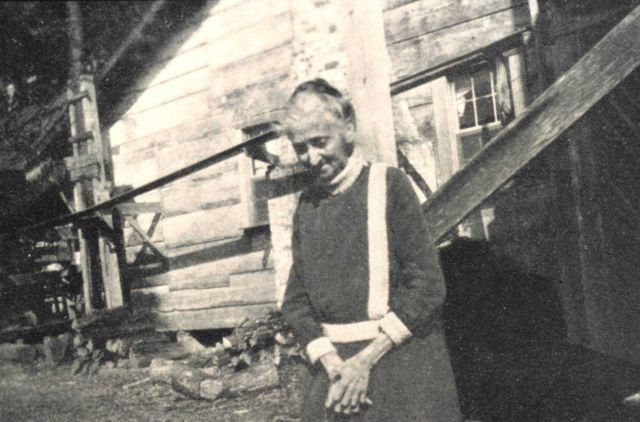 Miss Annette Koch, cooperative observer at Pearlington, Mississippi, since early 1890's, photographed in November 1935 Picture