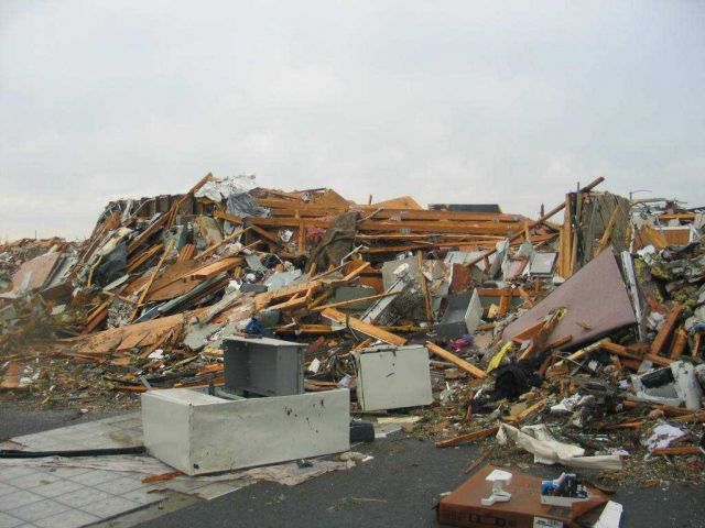 Debris from Joplin tornado Picture