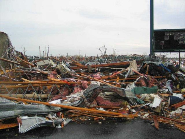 Debris from Joplin tornado Picture