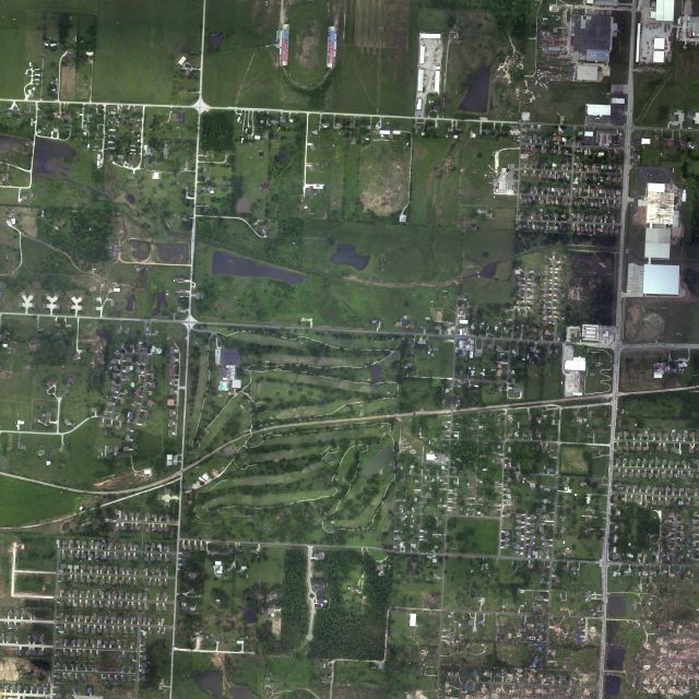 National Geodetic Survey series of aerial photographs showing path of Joplin tornado Picture