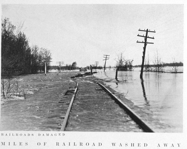 Railroads damaged Picture