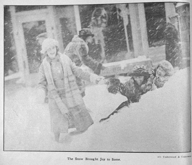 The snow brought joy to some Picture