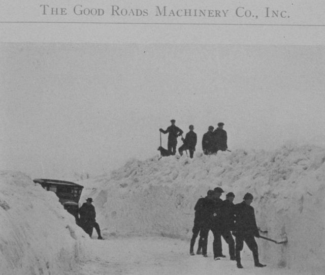 Drifts like these increase the cost of snow removal Picture