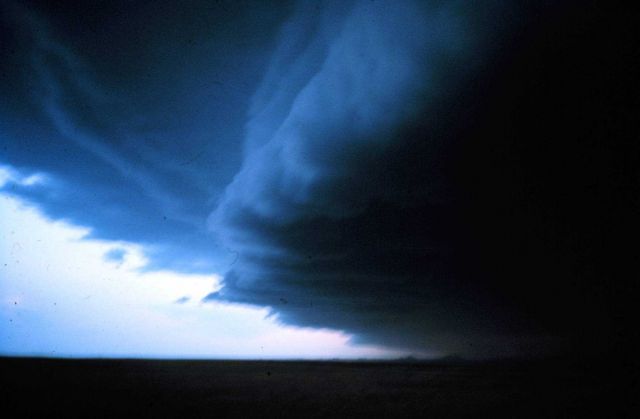 Cumulonimbus - squall line associated with cold front. Picture