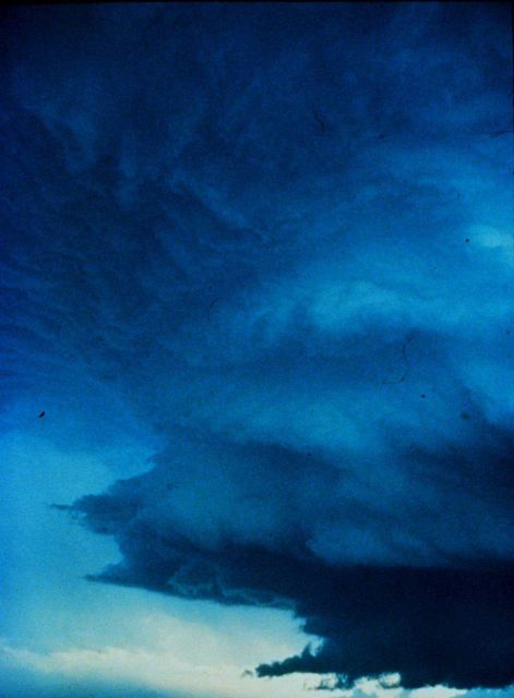 Cumulonimbus - squall line associated with cold front. Picture