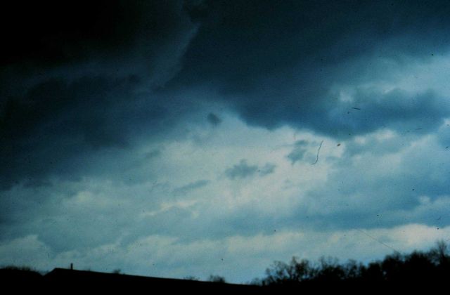 Nimbostratus clouds. Picture