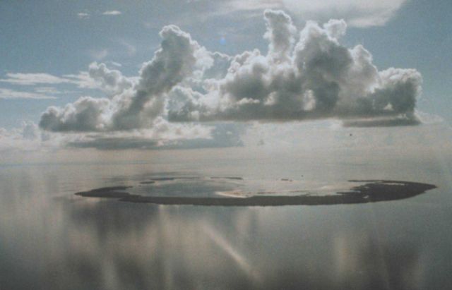 Cumulus building over the Florida Keys. Picture