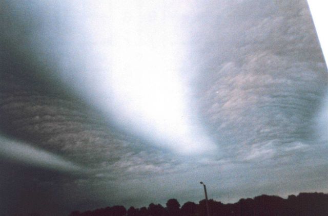Clouds caused by gravity waves within meteorological disturbance Picture