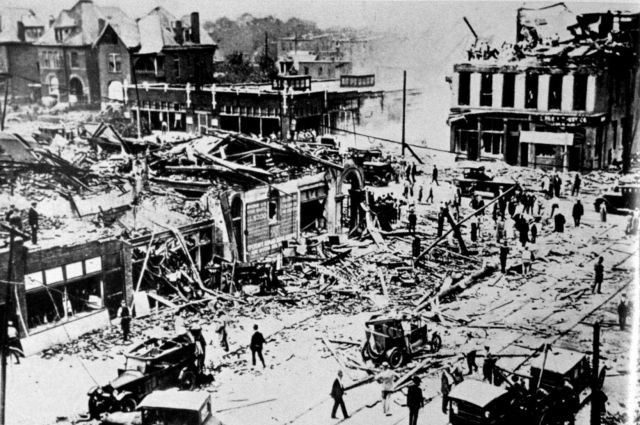 Aftermath of tornado at St Picture