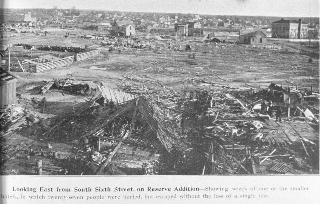 Looking east from South Sixth Street, on Reserve Addition Picture