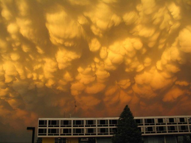 Mammatocumulus over the United States Air Force Academy. Picture