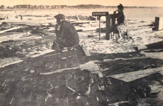 The Harbor View district, southeast of New Bedford, was devastated Picture