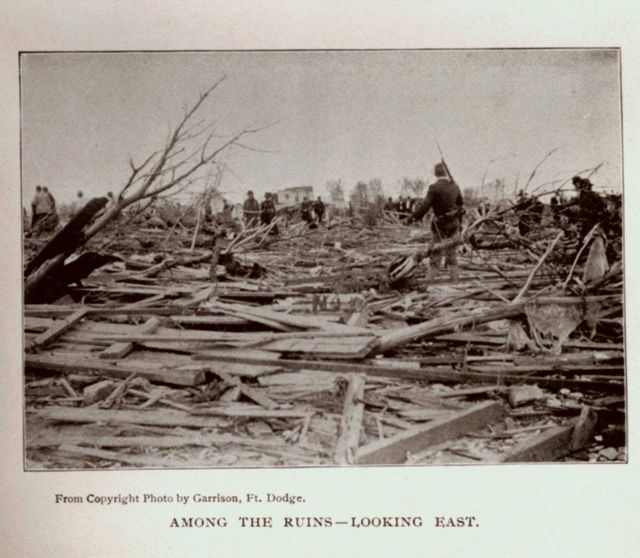 Among the ruins of Pomeroy looking east Picture