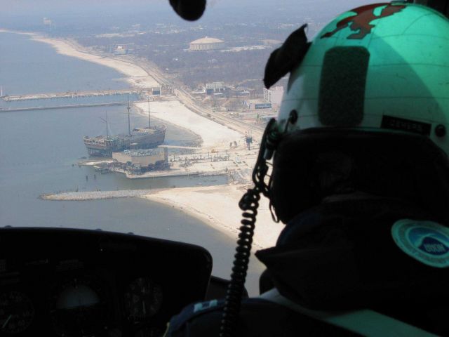 Looking west along Biloxi beachfront Picture