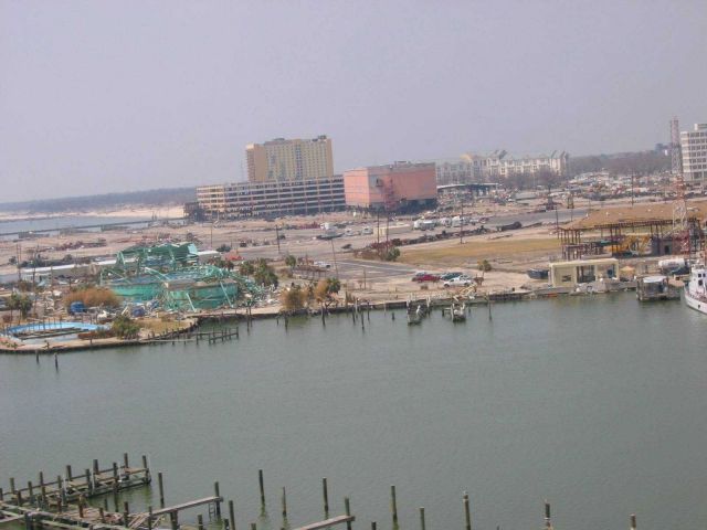 Looking west from Gulfport port facility Picture