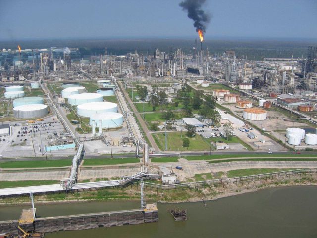 Motiva refinery west of New Orleans. Picture