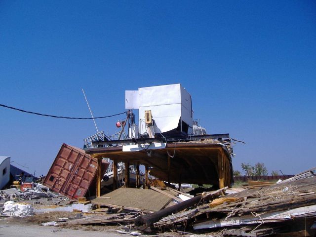 Ice plant necessary to preserve commercial fish caught in Plaquemines Parish. Picture
