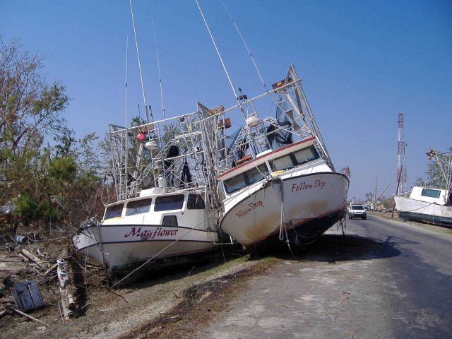 The Mayflower and Fellow Ship lying by the side of the road Picture