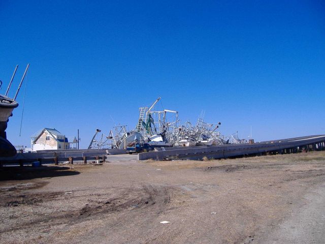 The aftermath of Katrina. Picture
