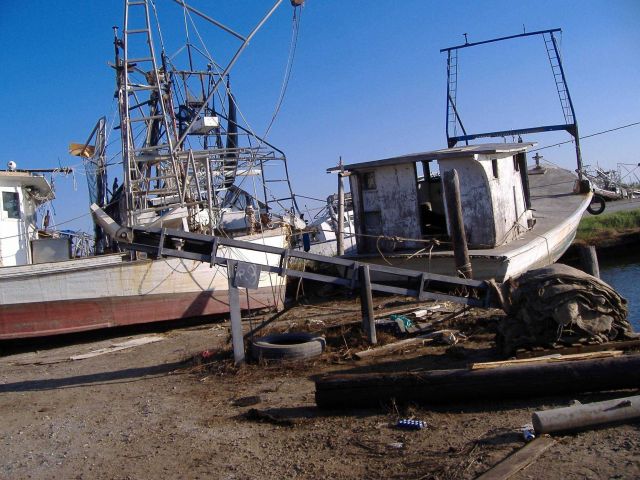 The aftermath of Katrina. Picture